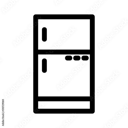 refrigerator icon or logo isolated sign symbol vector illustration - high quality black style vector icons
