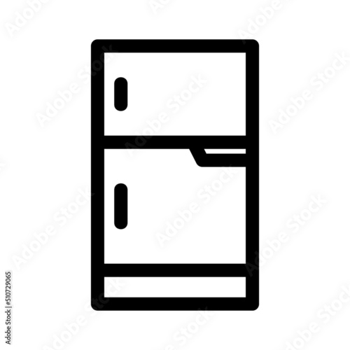 refrigerator icon or logo isolated sign symbol vector illustration - high quality black style vector icons

