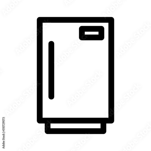 refrigerator icon or logo isolated sign symbol vector illustration - high quality black style vector icons
