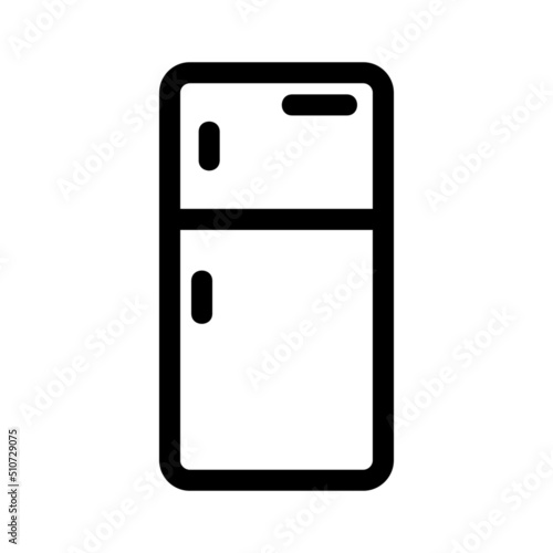 refrigerator icon or logo isolated sign symbol vector illustration - high quality black style vector icons

