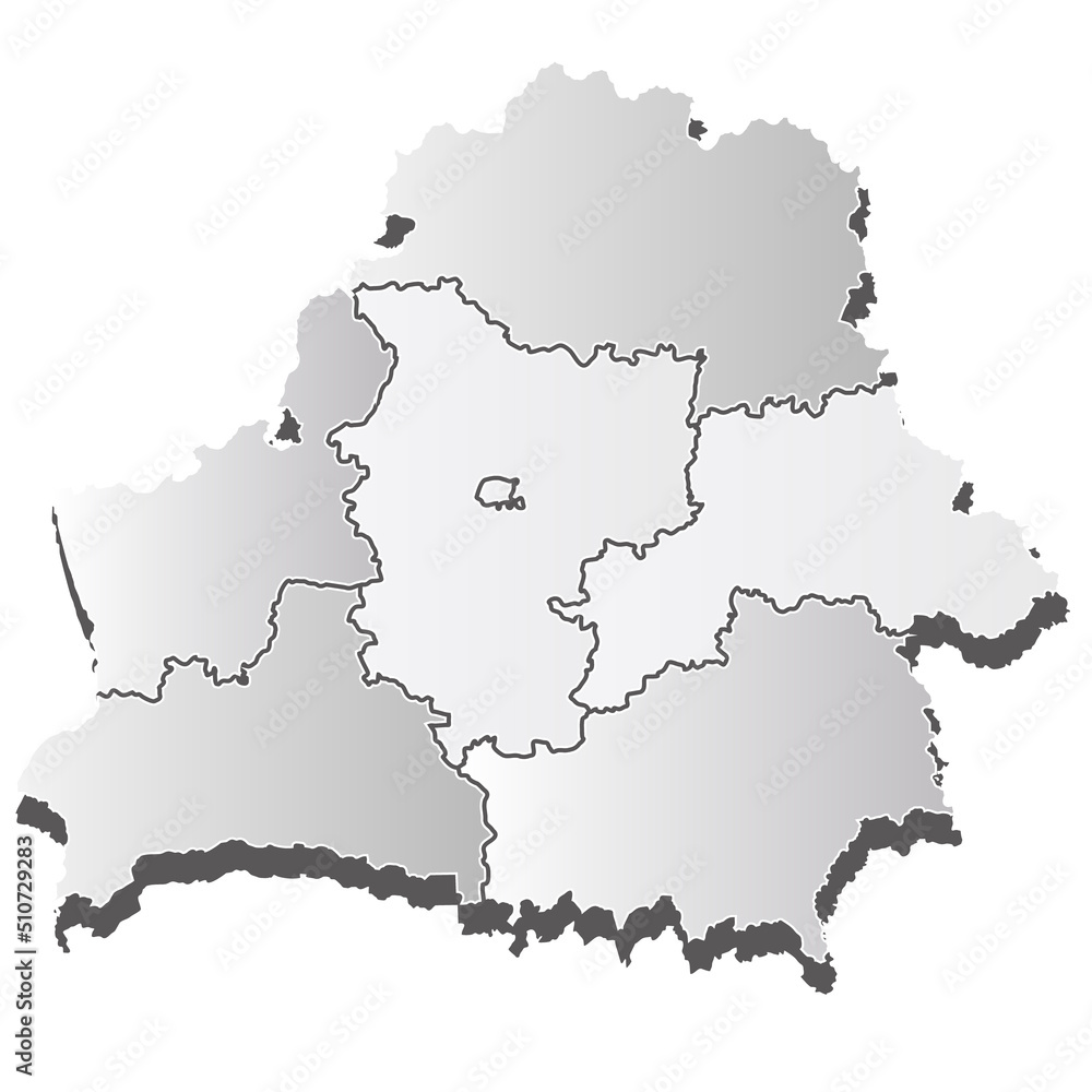 ベラルーシ　地図　シルエット　アイコン