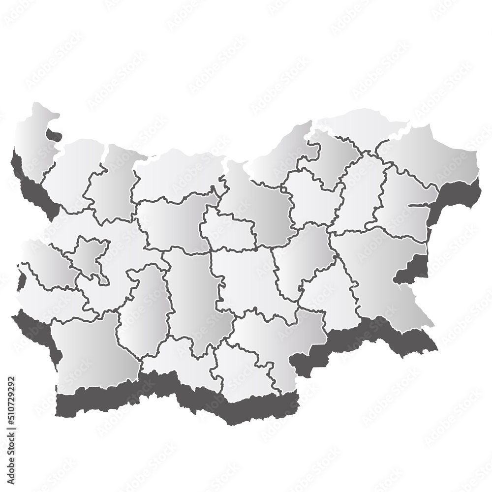 ブルガリア　地図　シルエット　アイコン