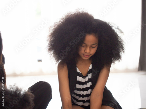 Female woman lady girl african black person afro hairstyle teenage student school candid model beautiful young adult beautiful fashion lifestyle happy smile ethnicity close up face  indoor relax happy