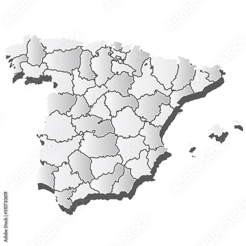 スペイン　地図　シルエット　アイコン