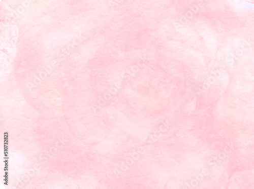 Watercolor pink abstract painting