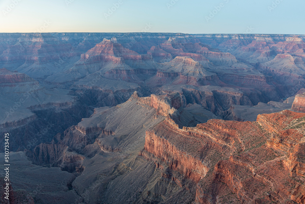 scenic sunset view of the Grand Canyon , USA scenic sunset view of the Grand Canyon , USA