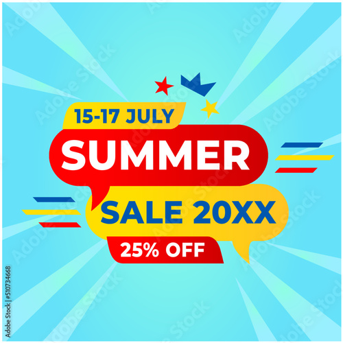 Summer Sales Sign #5 For Poster Web Banner Flyer Brochure etc