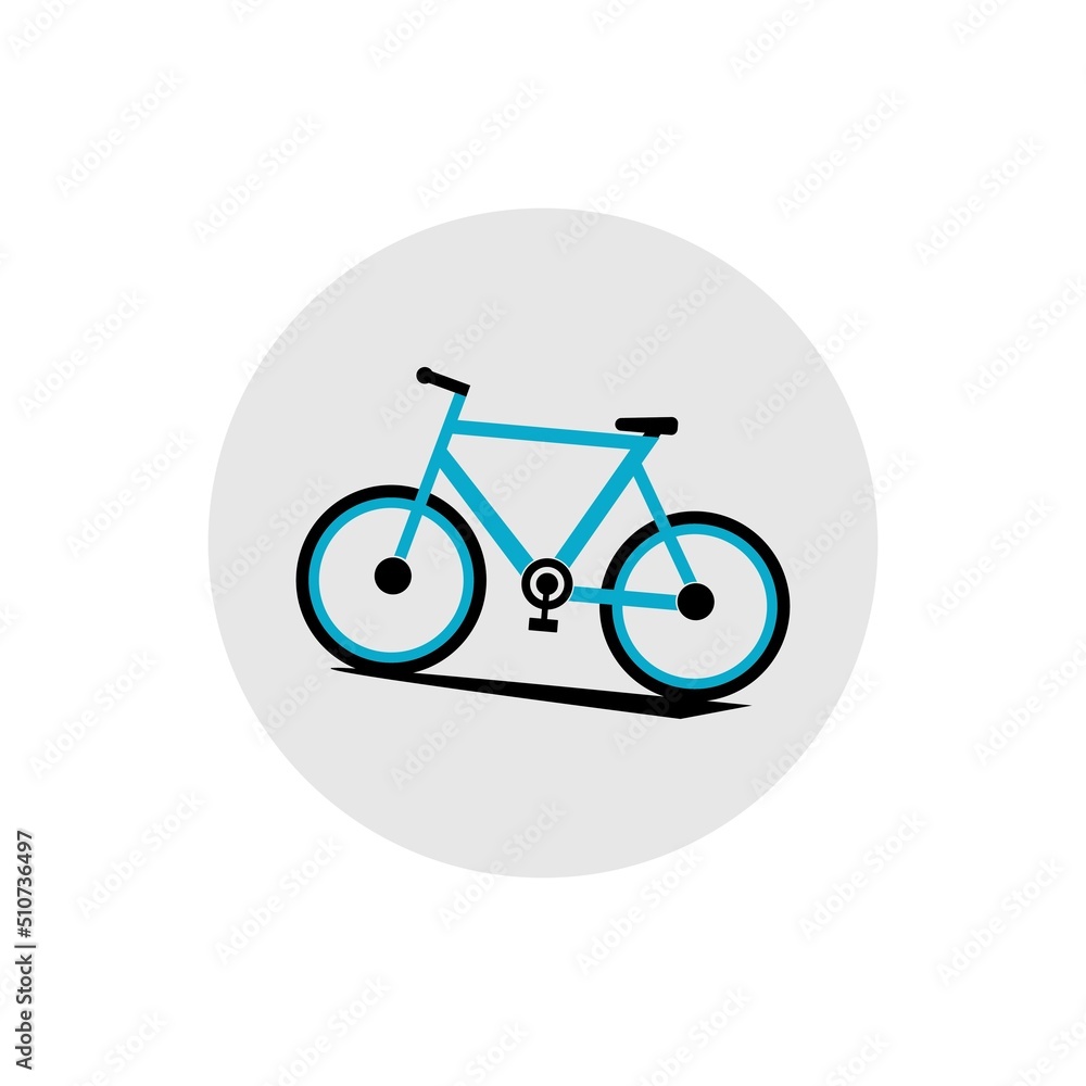 Bicycle icon logo free vector Bicycle icon logo free vector
