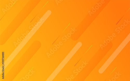 Abstract gradient orange modern design background photo