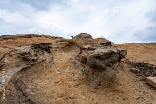 Marine erosion and weathering landform of Yeliu Geopark, Taiwan