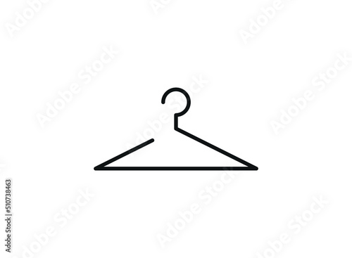Hanger, clothes, shop, shopping icon vector image. Can also be used for shopping and ecommerce.