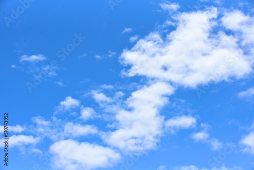 青空と雲の背景