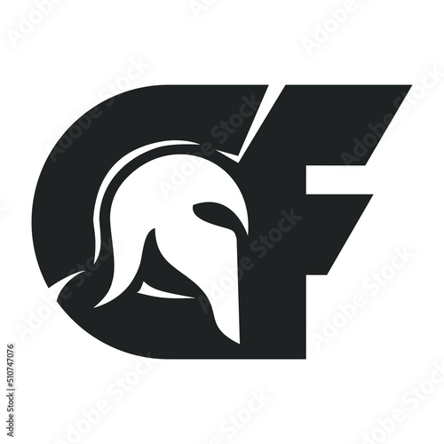 Cuadro en lienzo cf spartan logo