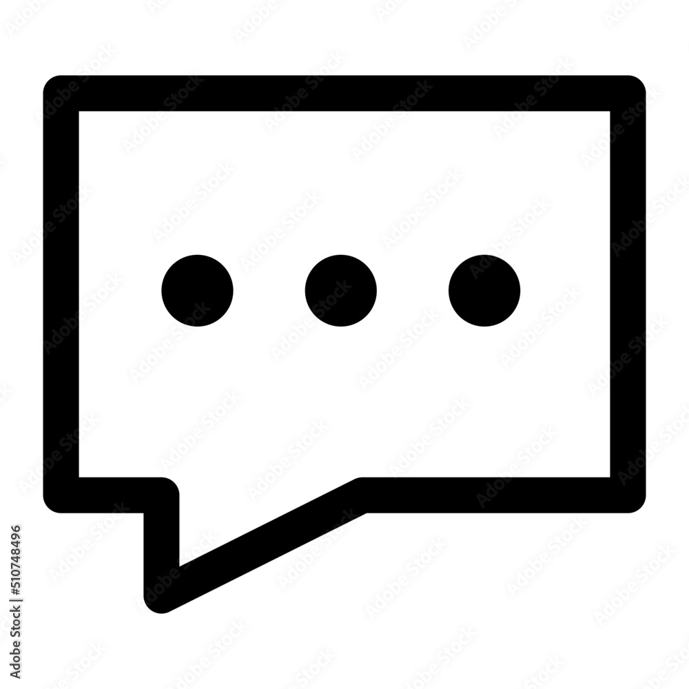 Bubble chat icon Bubble chat icon
