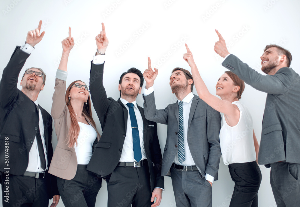 group of business people showing up at a copy space. group of business people showing up at a copy space.