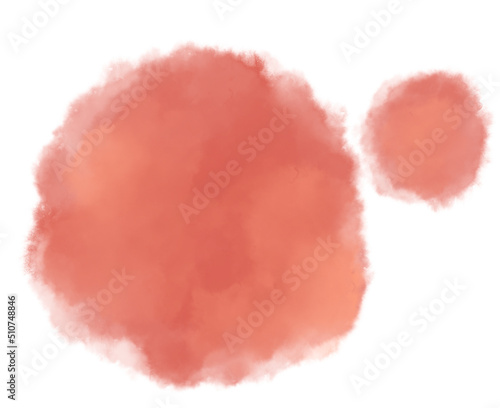 Roses pink red yellow orange pastel color watercolor painting drops soft sweet organic element
