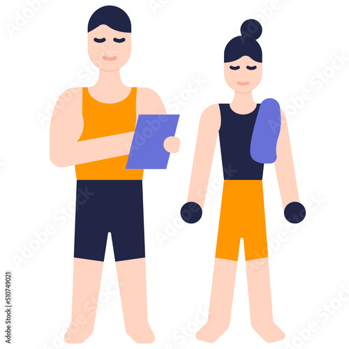 fitness trainer icon