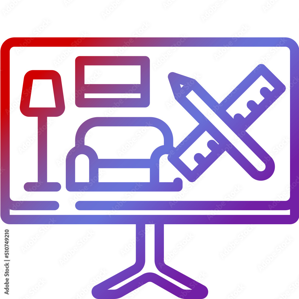 room design icon room design icon