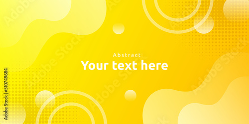 Abstract colorful yellow curve background	
