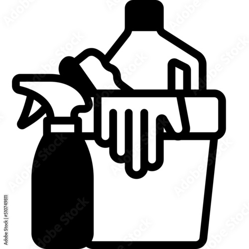 cleaning tools icon