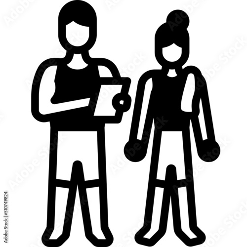 fitness trainer icon
