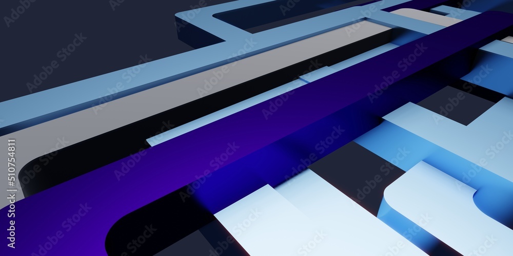 Square Bar Background Abstract Pattern Material Shiny Technology 3D Illustration Square Bar Background Abstract Pattern Material Shiny Technology 3D Illustration