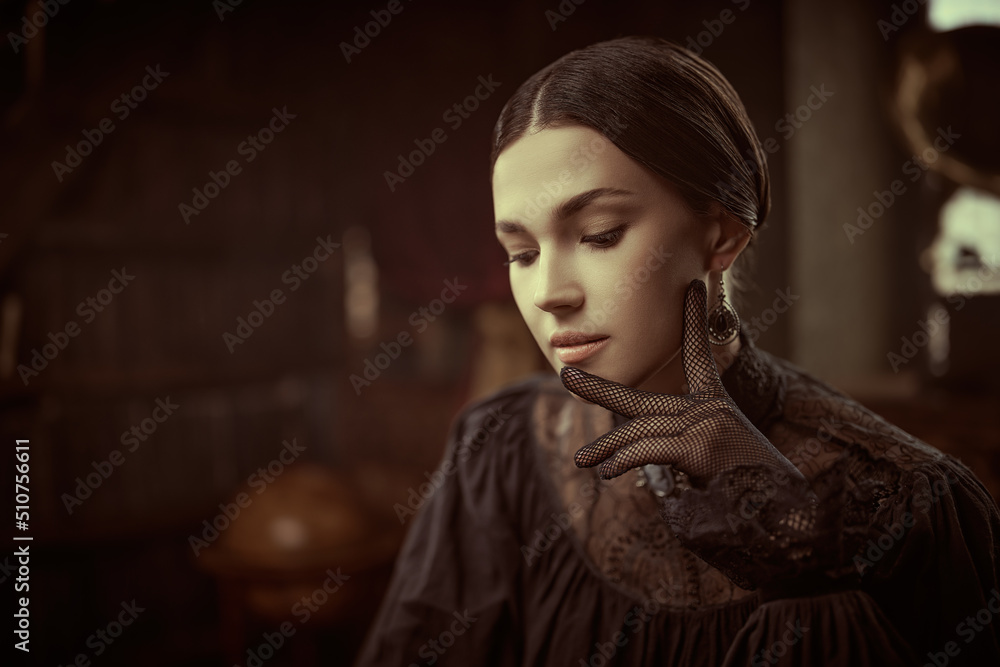 pensive aristocratic girl pensive aristocratic girl
