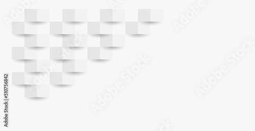 luxury paper cut background, abstract , white pattern, halftone for business,technolog,topographic. vector illustration
