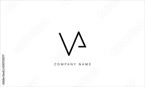 AV, VA Abstract Letters Logo Monogram photo
