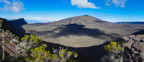 Piton de la Fournaise volcano, Reunion island, indian ocean, France. High quality photo photo
