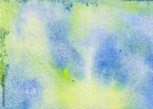 Handmade Watercolor Texture Background Vector, Colorful handmade Abstract Background