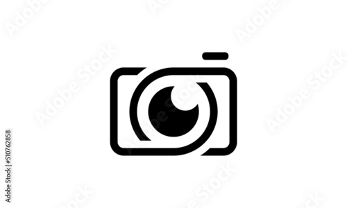camera photography logo icon vector