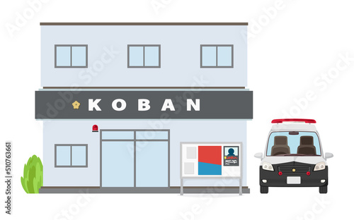 交番とパトカー
