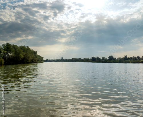 landscape of the Danube delta, Odessa region, Ukraine
