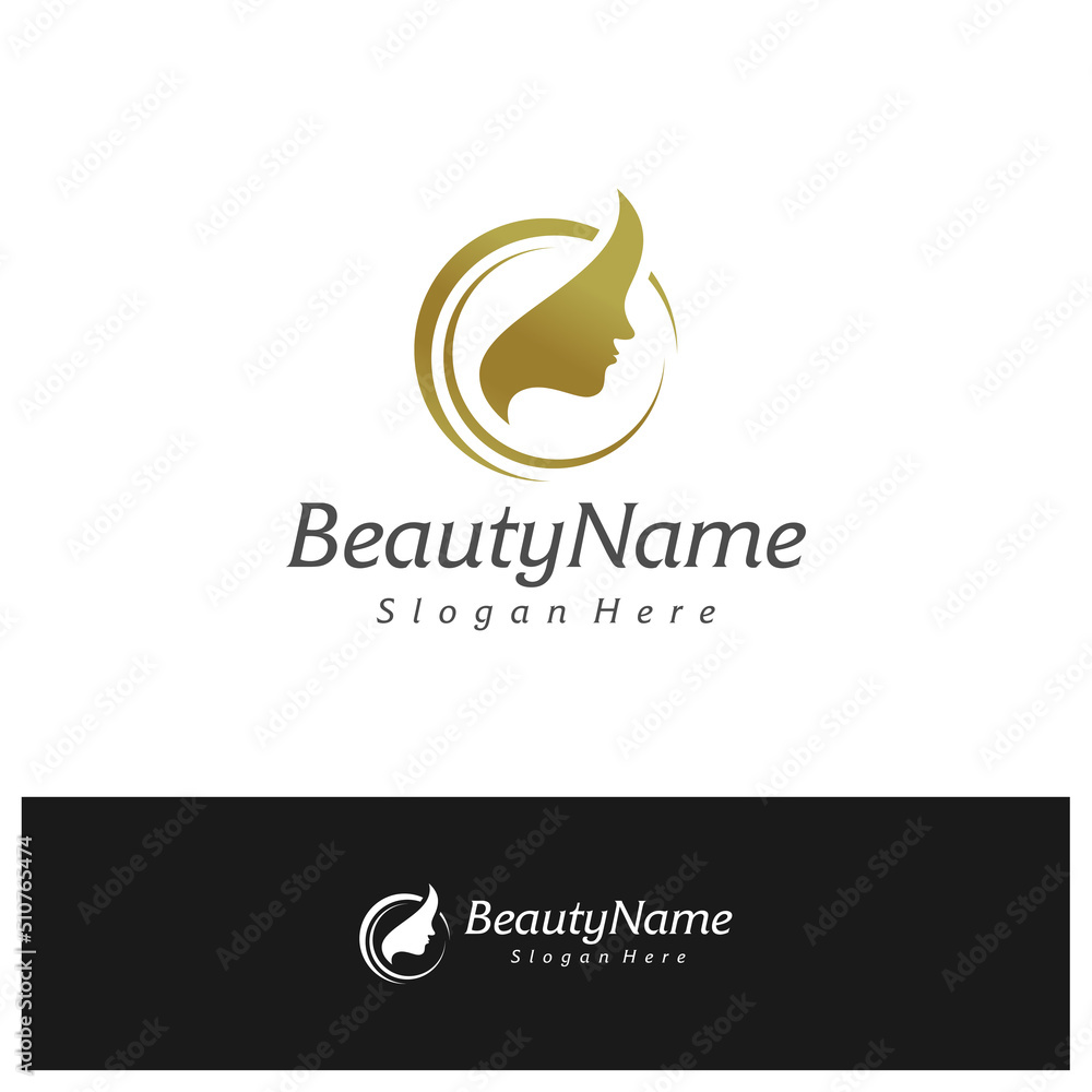 Beauty logo design vector template, Beauty logo concepts illustration. Beauty logo design vector template, Beauty logo concepts illustration.