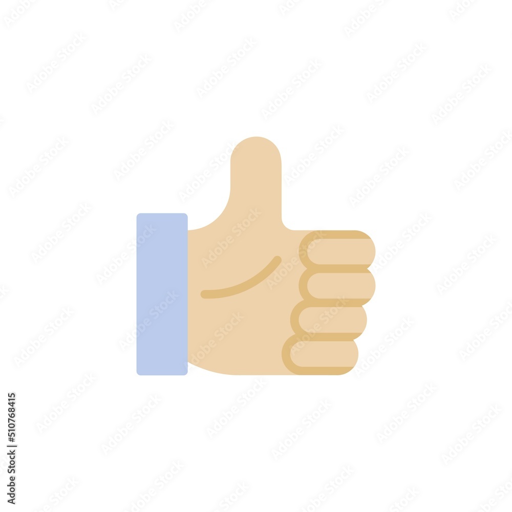Thumb up flat icon Thumb up flat icon