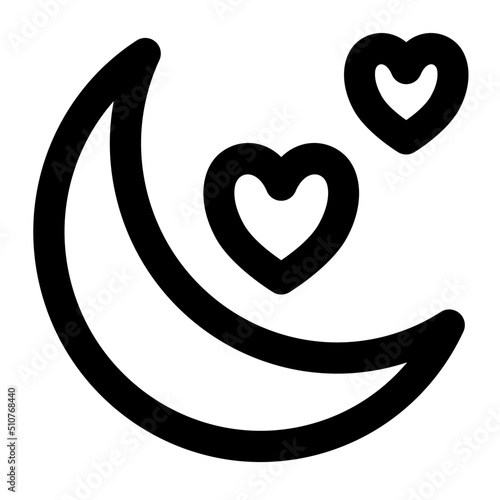 honeymoon line icon