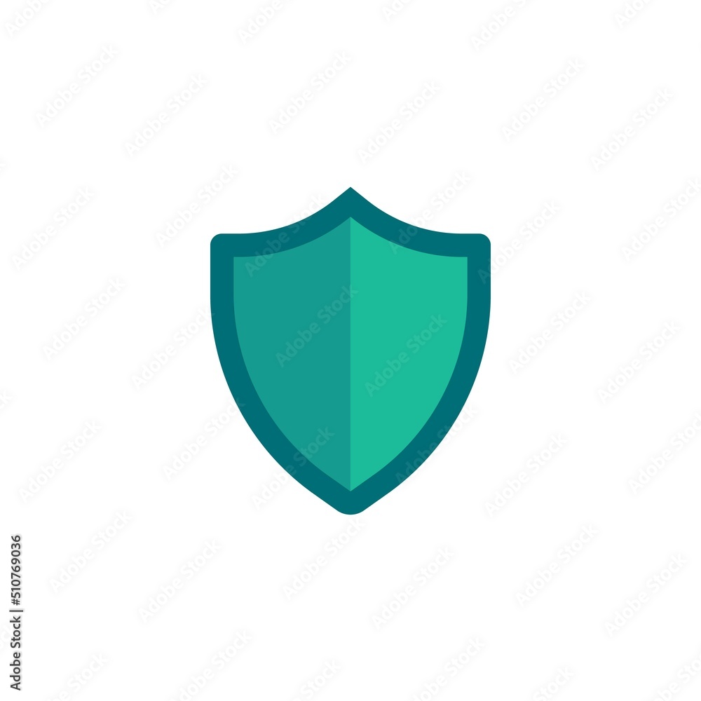 Security shield flat icon Security shield flat icon