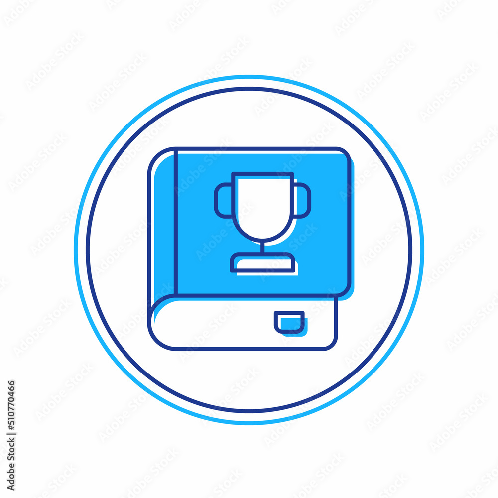 Filled outline Book icon isolated on white background. Vector Filled outline Book icon isolated on white background. Vector