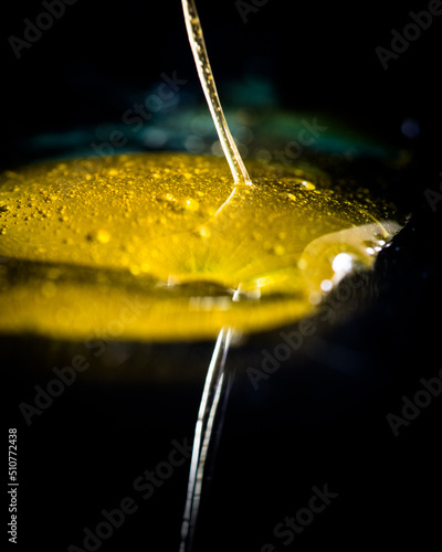 Obraz na plátně Cannabis extract full spectrum rosin for dab