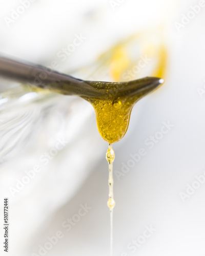 Cannabis extract full spectrum rosin for dab. Medical marijuana extract oil and concentrated thc.
