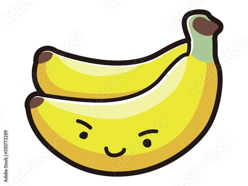 バナナのキャラクターのイラスト