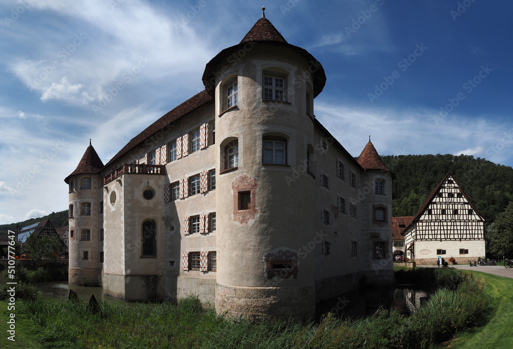 Wasserschloss in Glatt, Baden-Württemberg