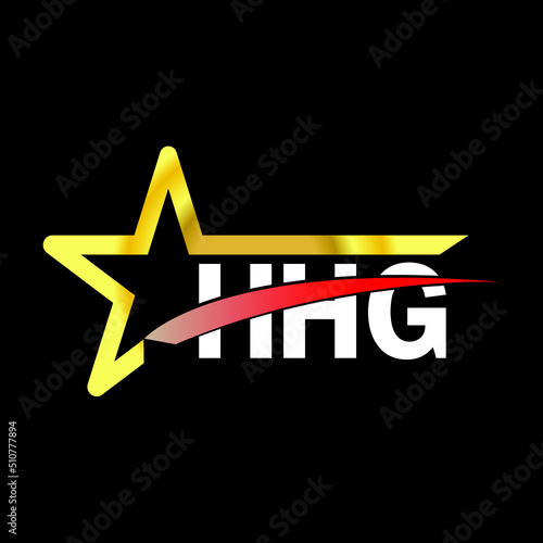HHG letter logo design. HHG creative  letter logo. simple and modern letter logo. HHG alphabet letter logo for business. Creative corporate identity and lettering. vector modern logo   photo