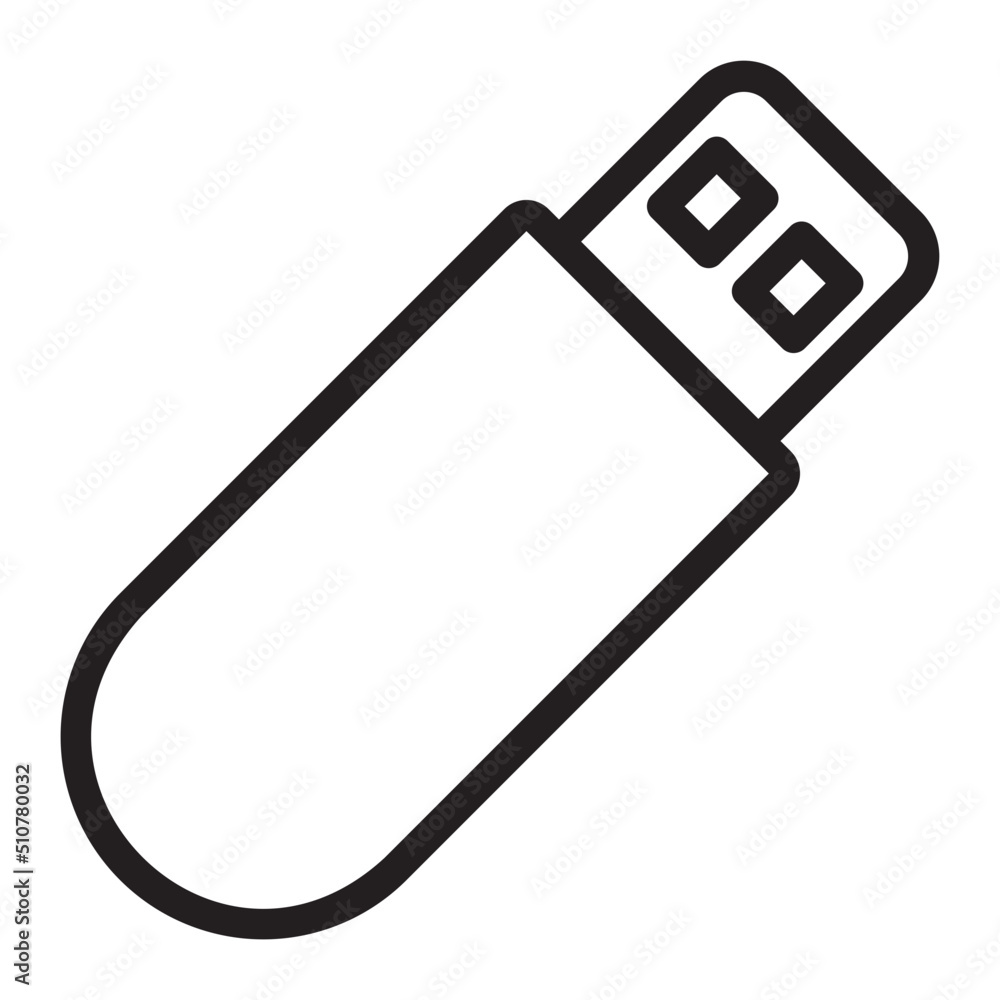 usb line icon