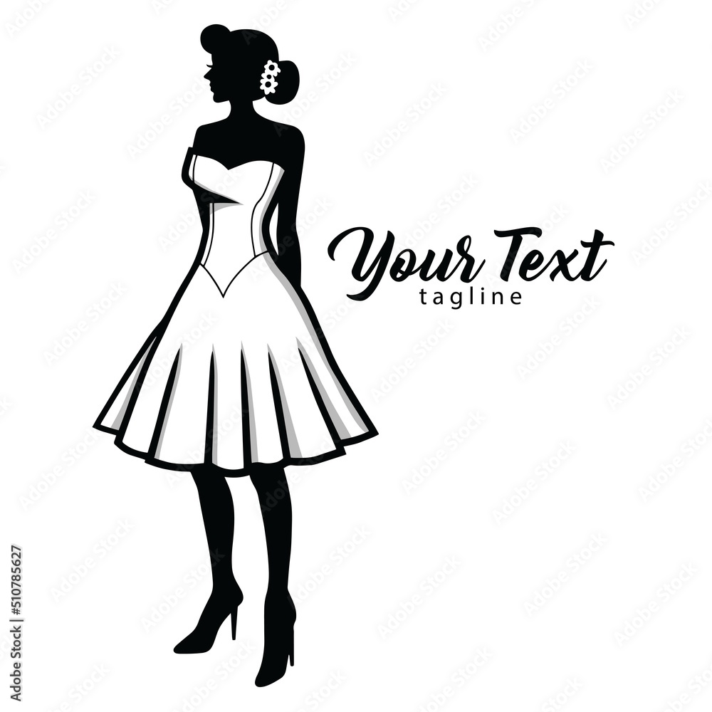 Bridal Logo Beautiful Bride Short Gown Ideas, Bridal Boutique Fashion, Bridal Gown Logo Vector Design Template Bridal Logo Beautiful Bride Short Gown Ideas, Bridal Boutique Fashion, Bridal Gown Logo Vector Design Template