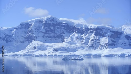 Wallpaper Mural Point Of View Tranquil Snow Covered Mountains In Sea - Patagonia, Argentina Torontodigital.ca