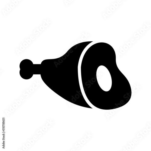 ham icon or logo isolated sign symbol vector illustration - high quality black style vector icons
