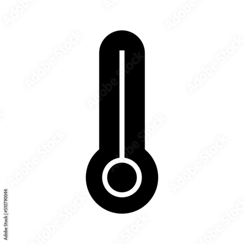 thermometer icon or logo isolated sign symbol vector illustration - high quality black style vector icons 