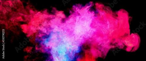 smoke abstract with black background 